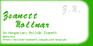zsanett mollnar business card